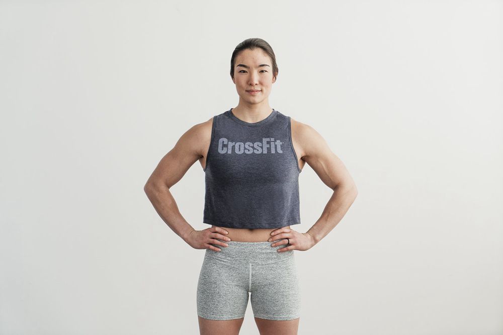 Débardeurs NOBULL Femme Bleu Marine - NOBULL Crossfit® Muscle,France (2164-OERWG)